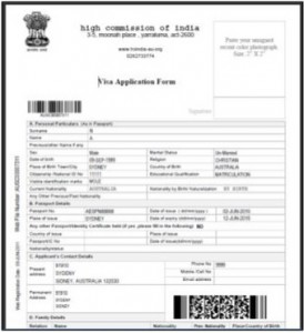 Online Indian Visa Form 3